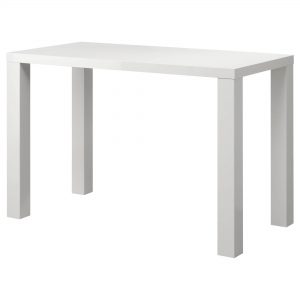שולחן מזנון מלבני לבן להשכרה